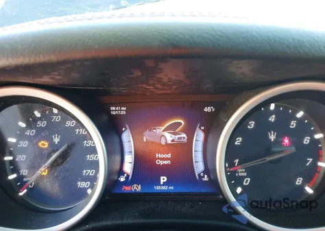 2016 Maserati Ghibli S Q4 из США, поврежденный, VIN ZAM57RTA8G1176353